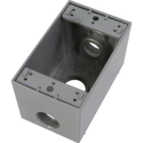 1 deep round electrical box|deep outdoor outlet box.